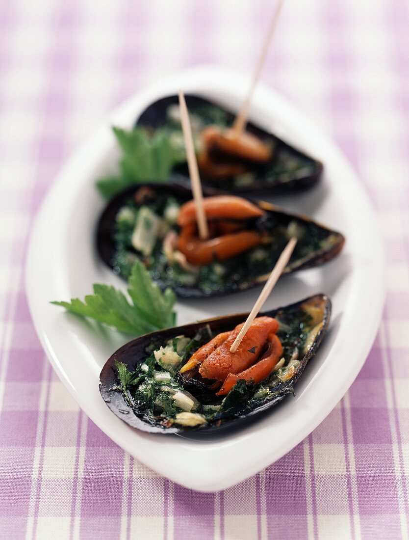 Stuffed mussels