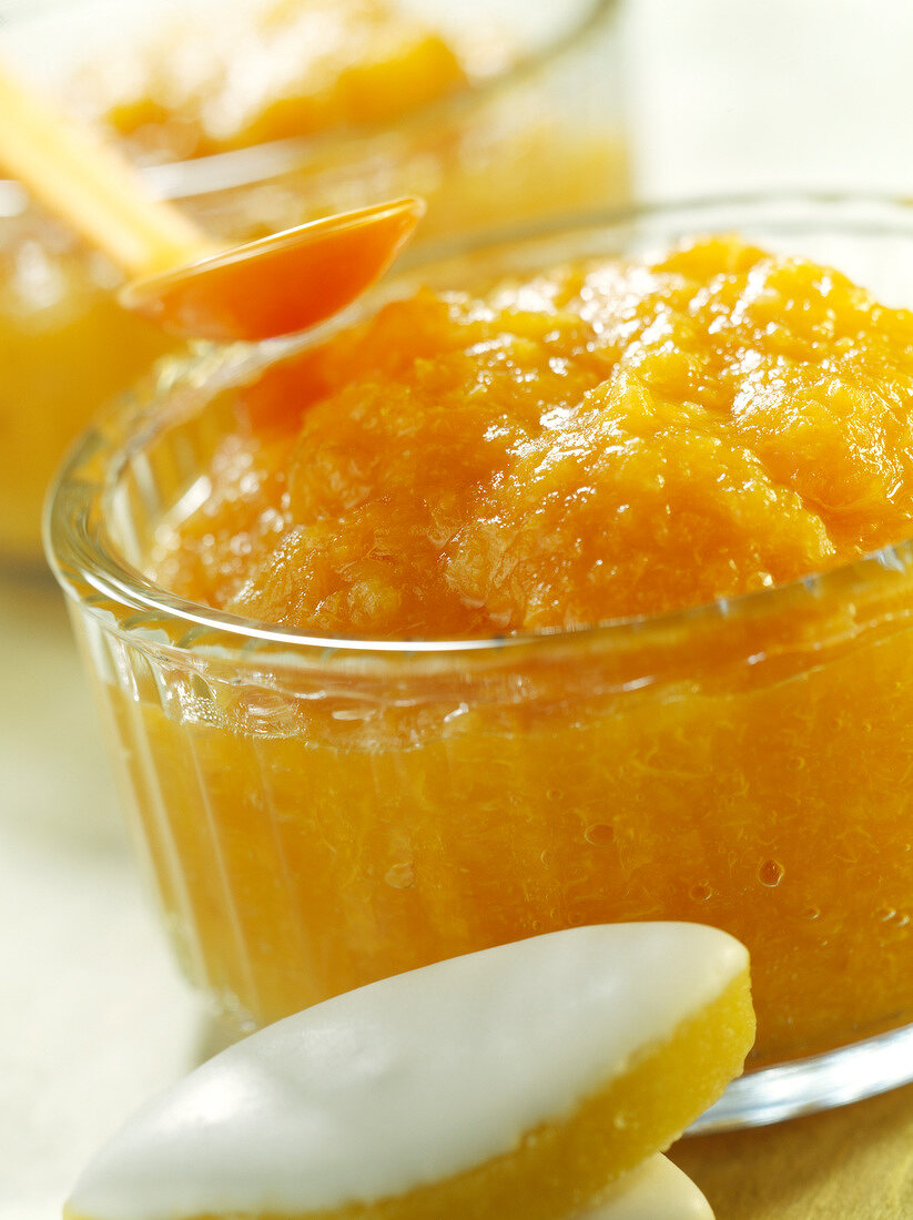 Fresh apricot puree