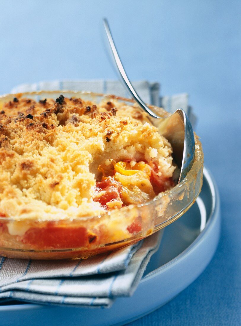 Tomato crumble