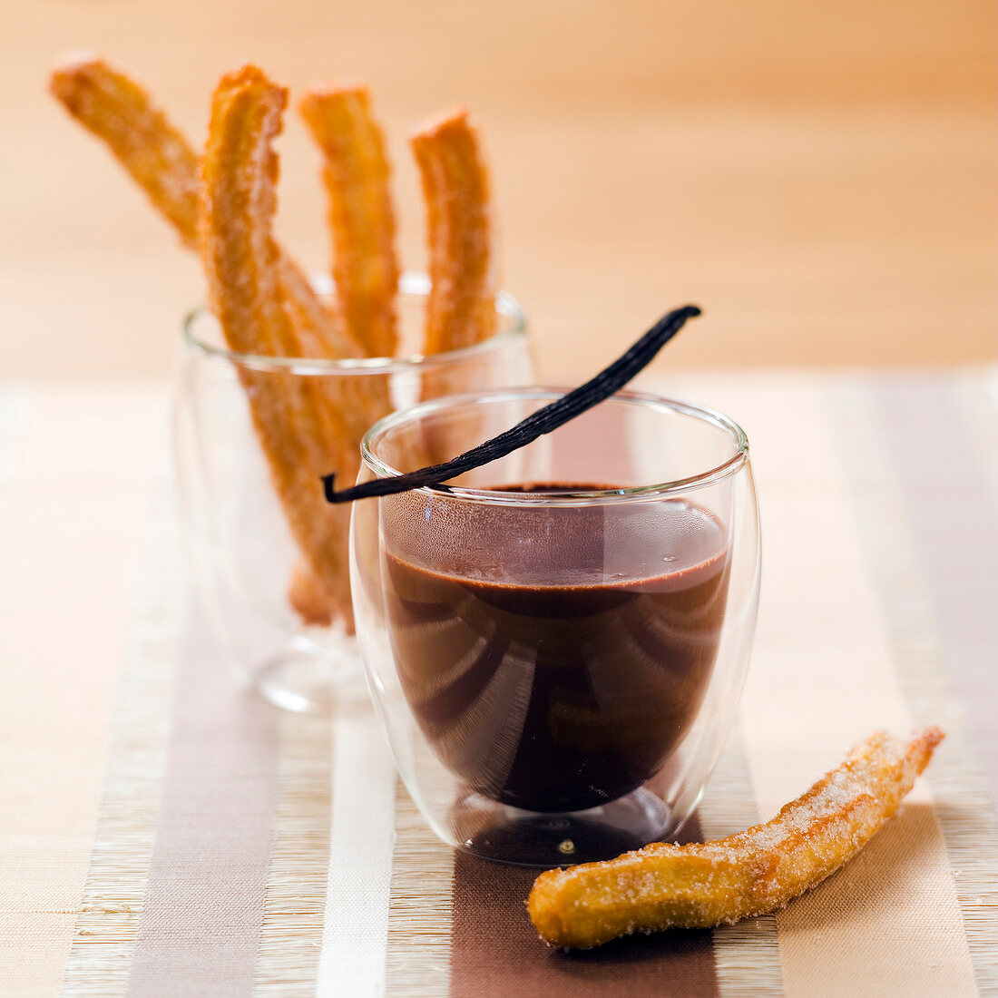 Churros with chocolate