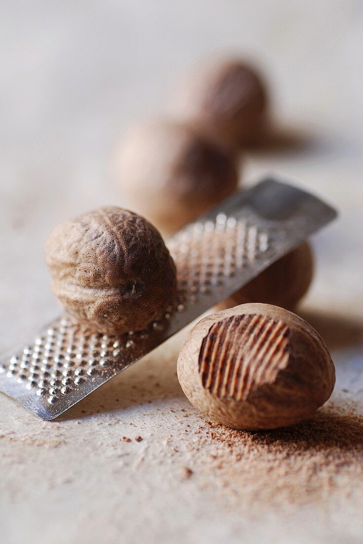 Nutmeg with small grater