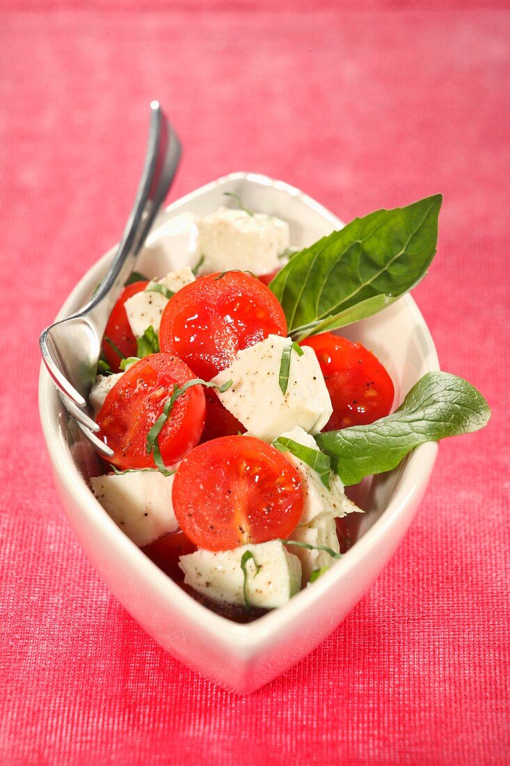 Mozzarella,tomato and basil salad