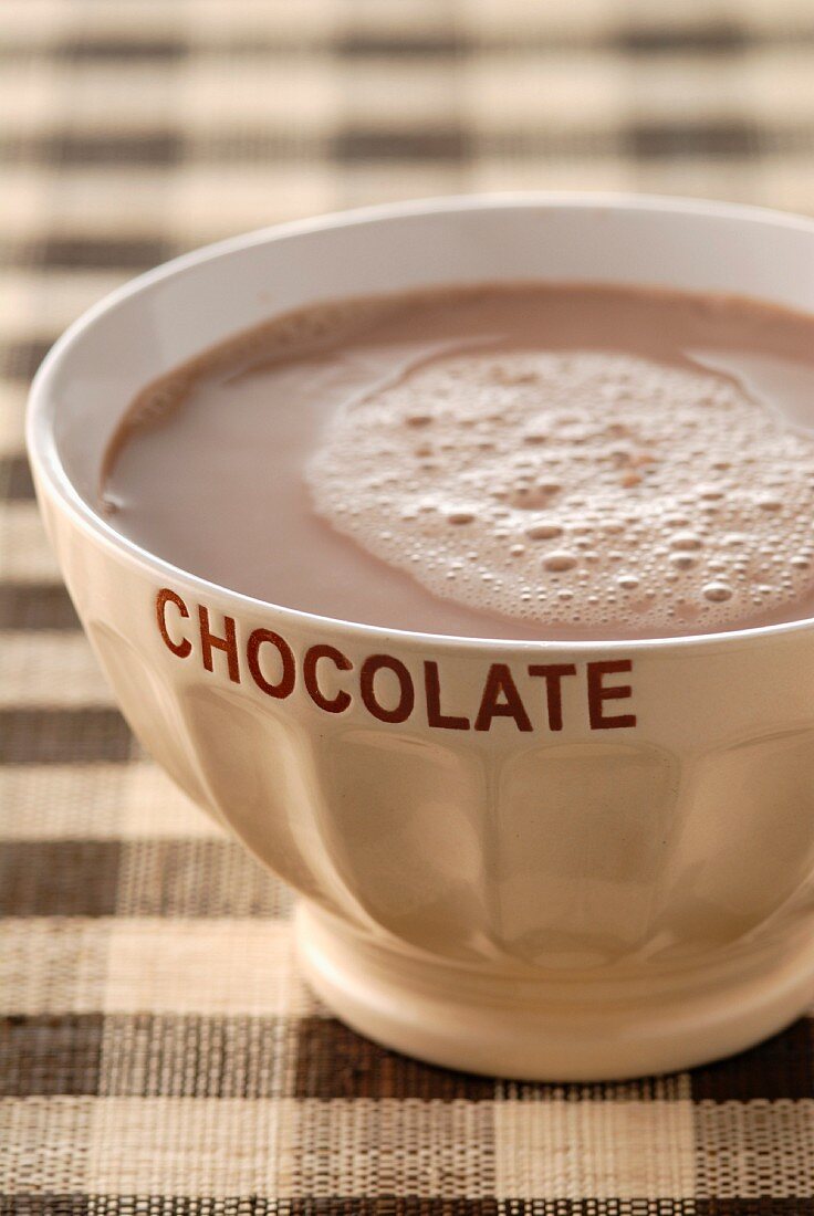 Bowl of hot chocolate