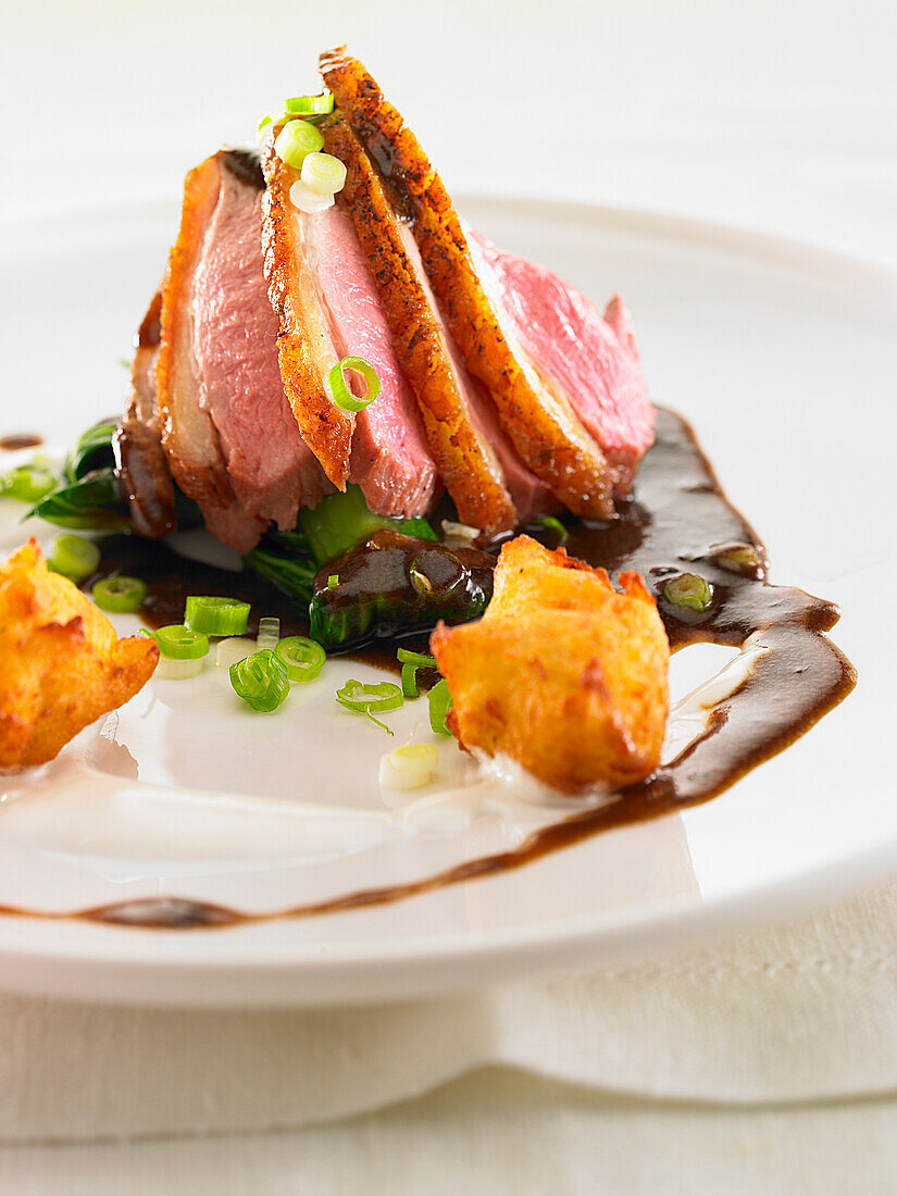 Duck Magret with cocoa sauce