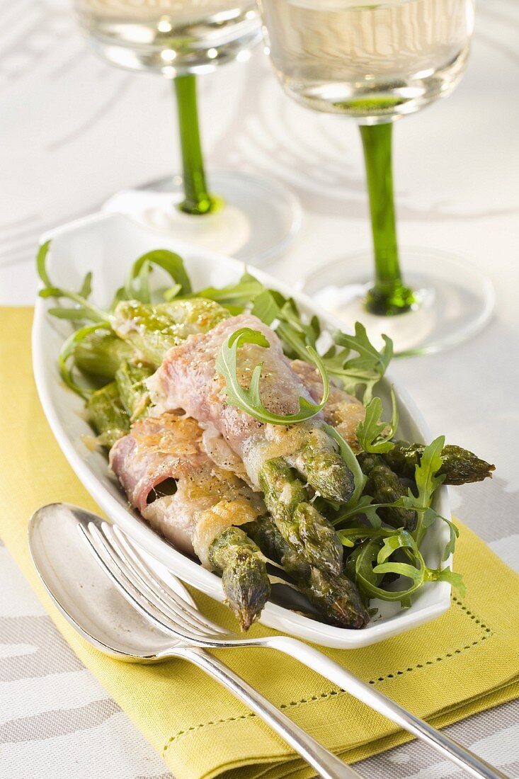 Asparagus with Parma ham