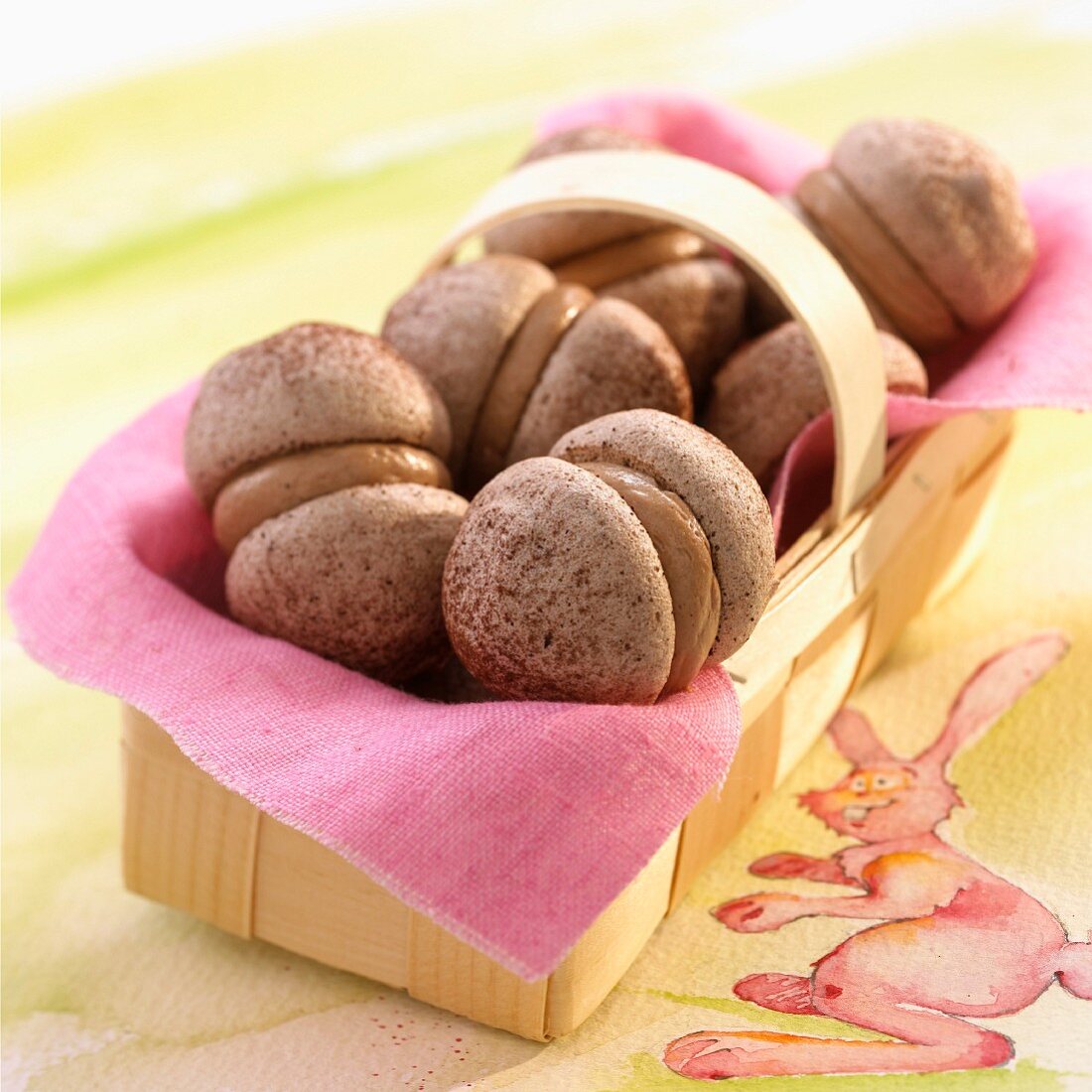 Chocolate macaroons