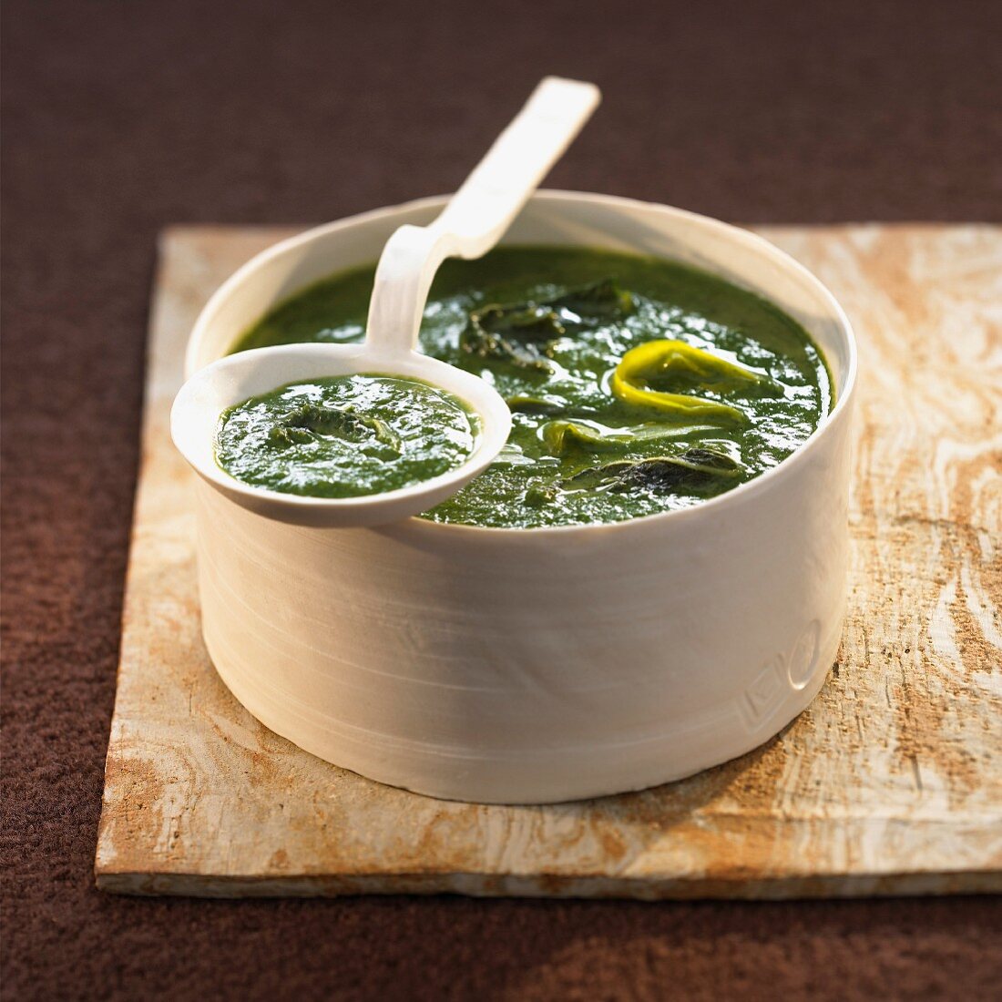Gesunde grüne Suppe