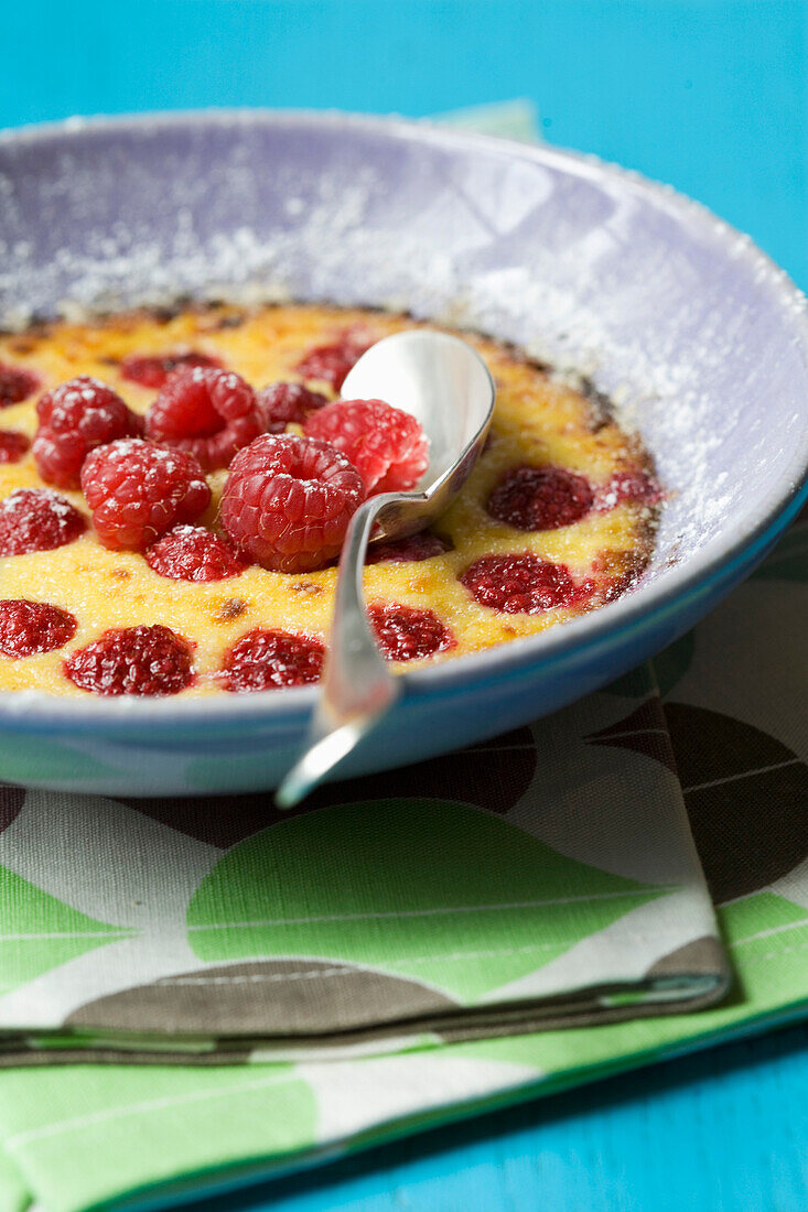 Raspberry gratin