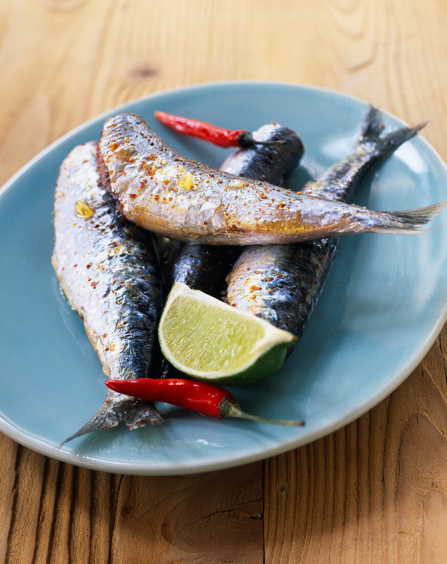 Sardines with hot peppers