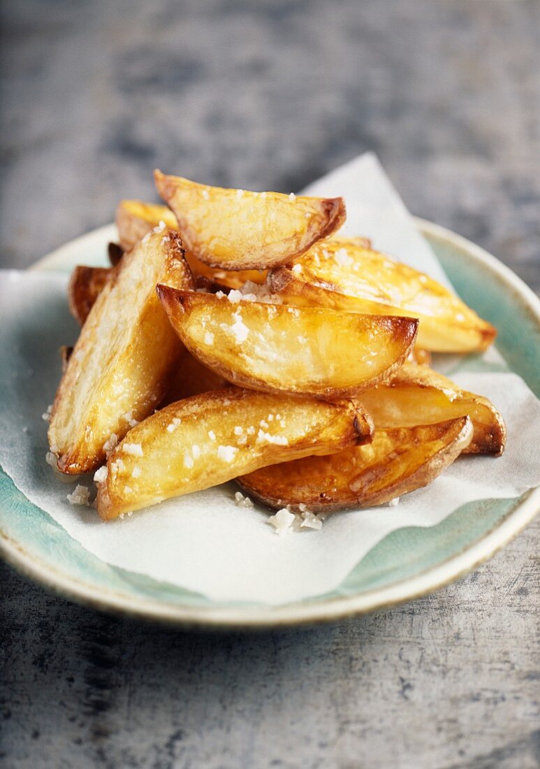 Chips cooked in duck fat