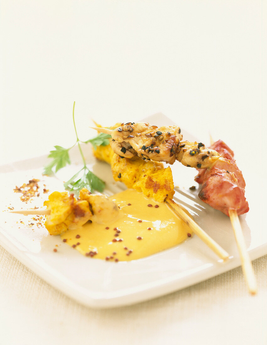 Mango and mustard sauce