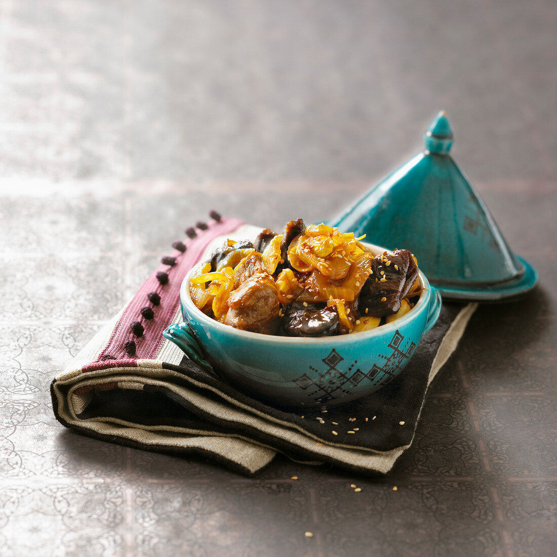 Tajine mit Kalbfleisch und Backpflaumen