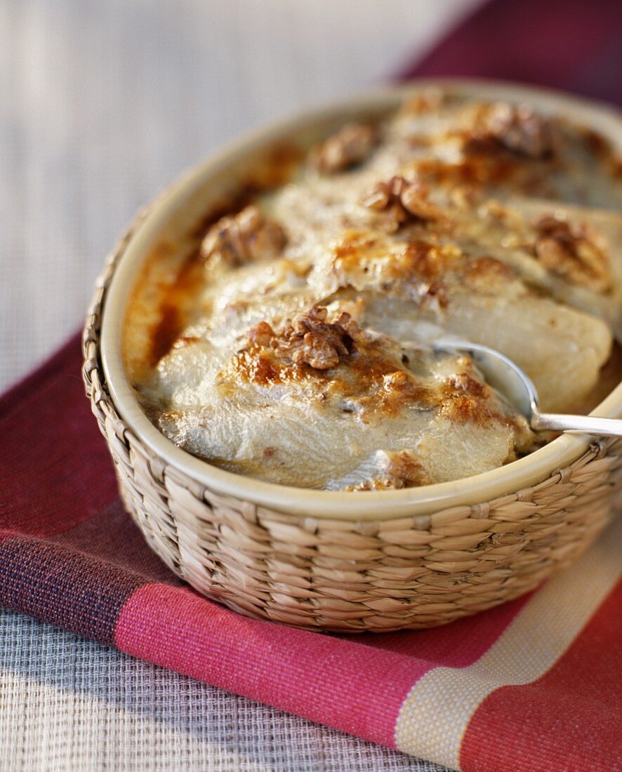 Chicory and Maroille gratin