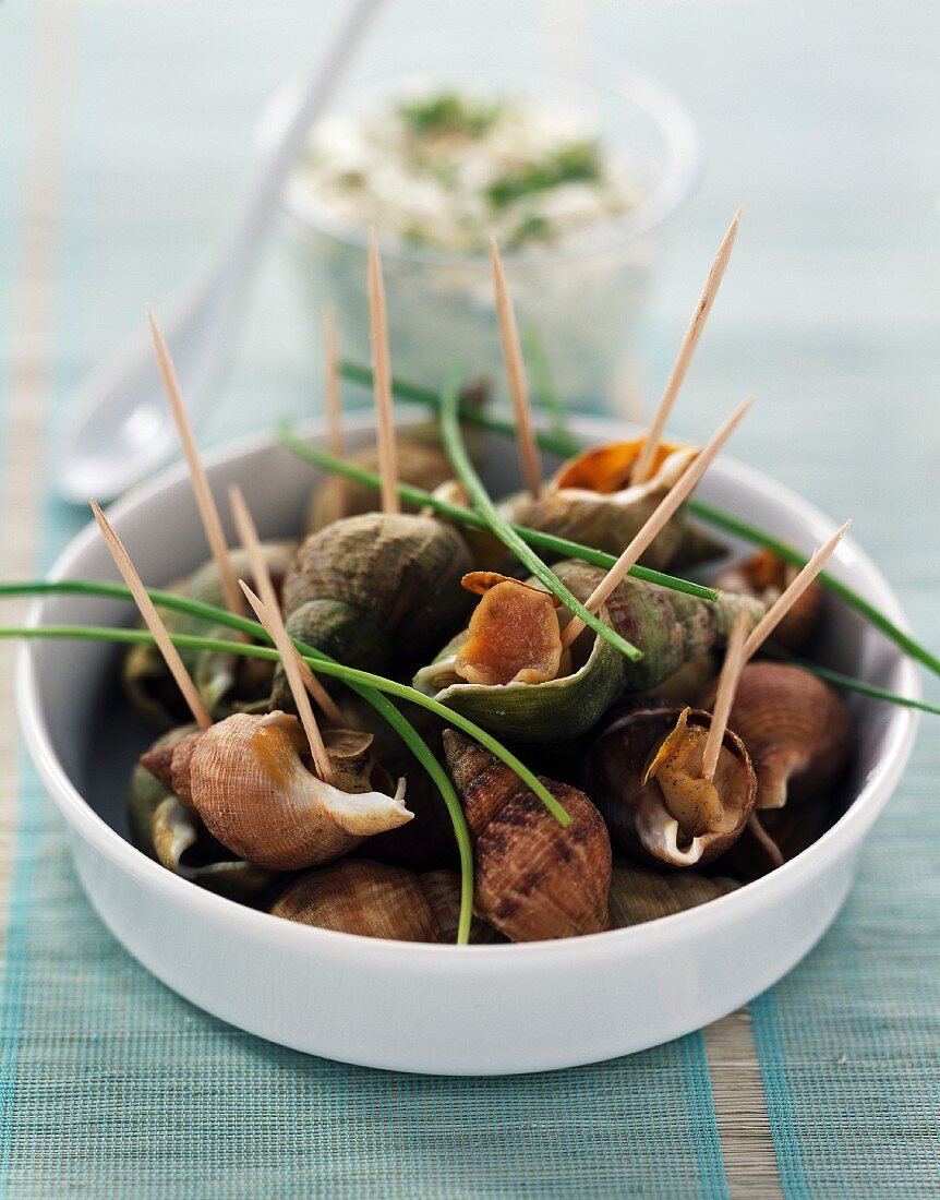 Whelks with spices