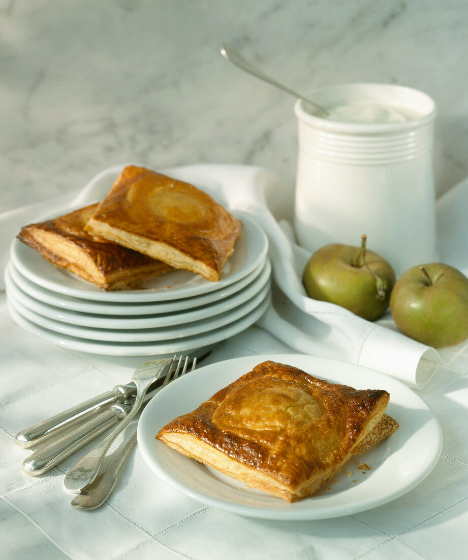 Hot apple turnover