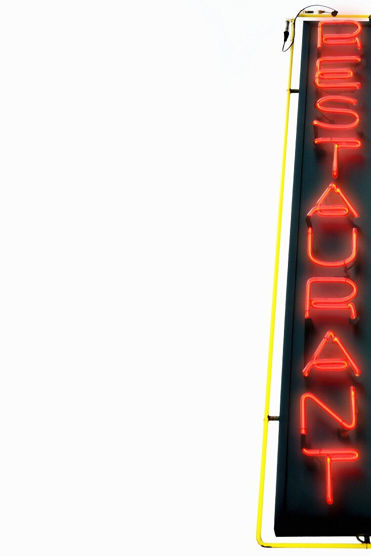 """Restaurant"" neon sign"