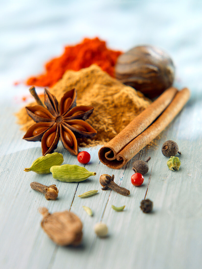 Assorted spices