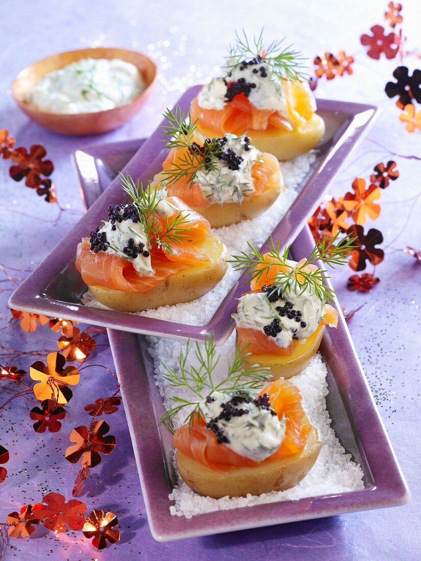 Salmon Canapés