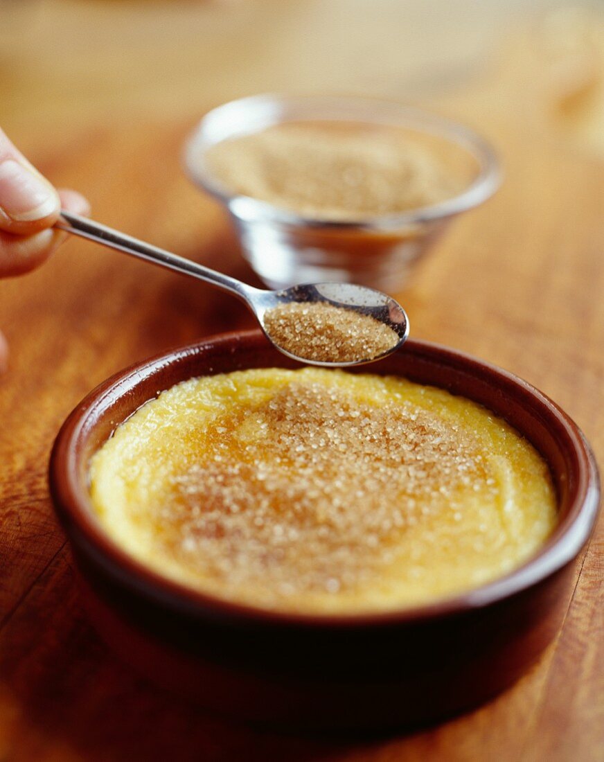 Creme Brulée mit Parmesan