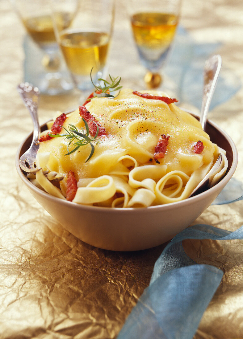 Tagliatelles with Vacherin