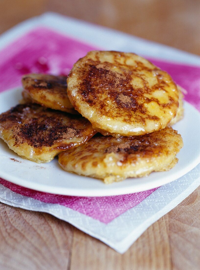 French toast-style blinis