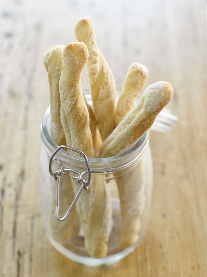 Mini-Baguettes im Weckglas