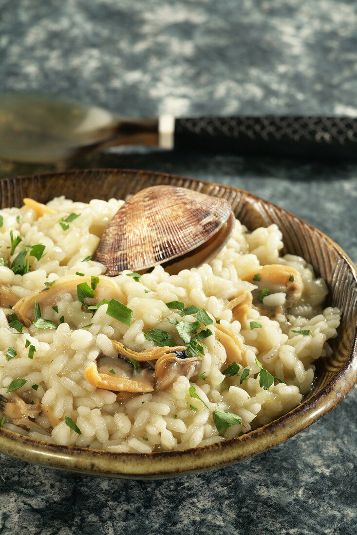 Risotto with littleneck clams