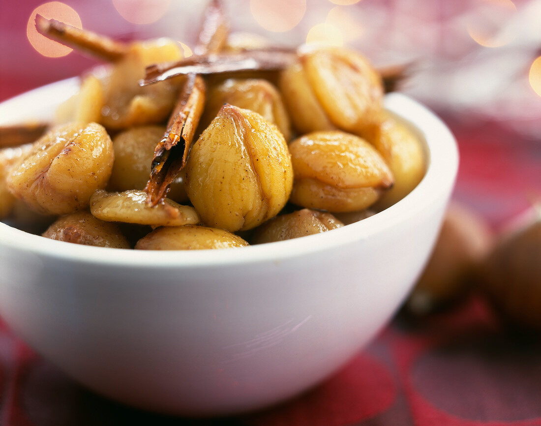 Chestnuts with cinnamon