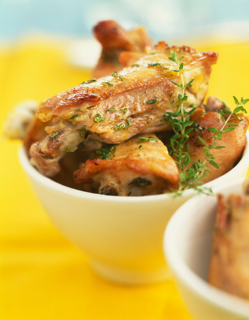 Roast chicken wings