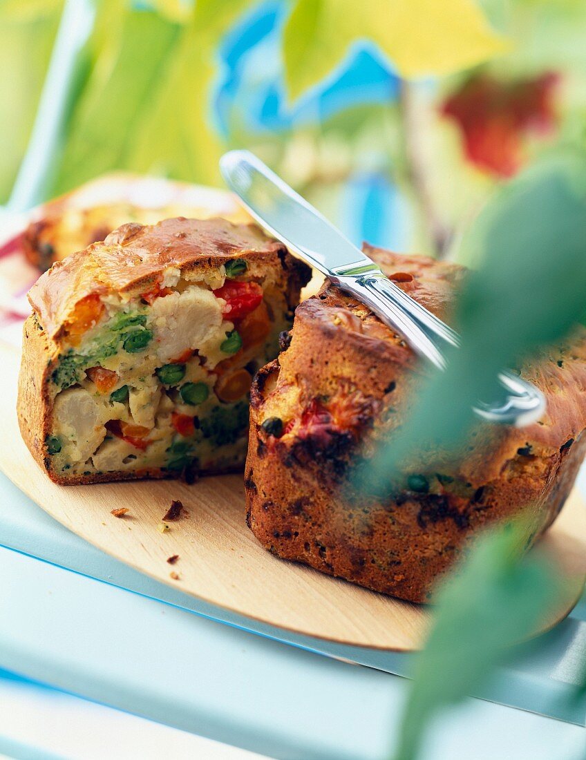 Vegetable savoury cake