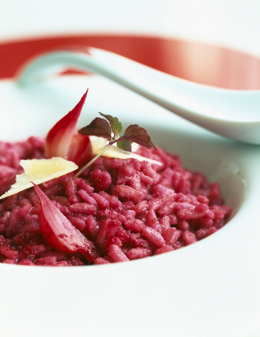 Beetroot risotto