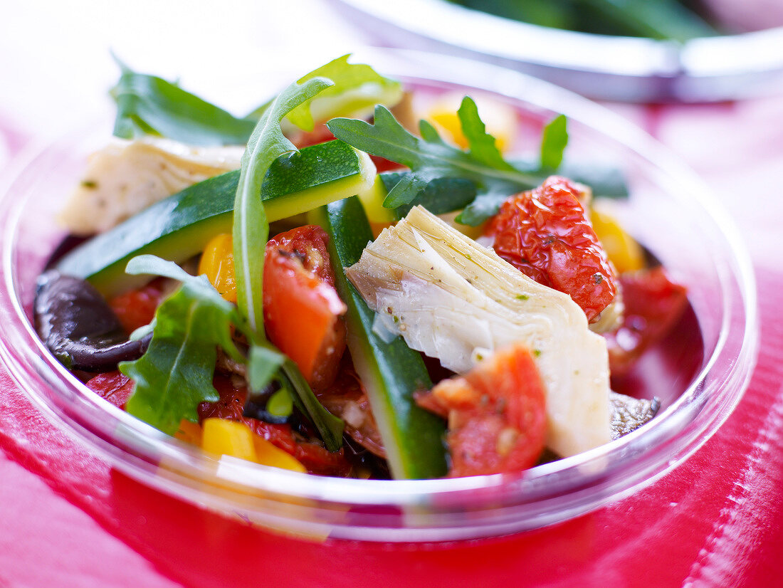 Light summer vegetable salad