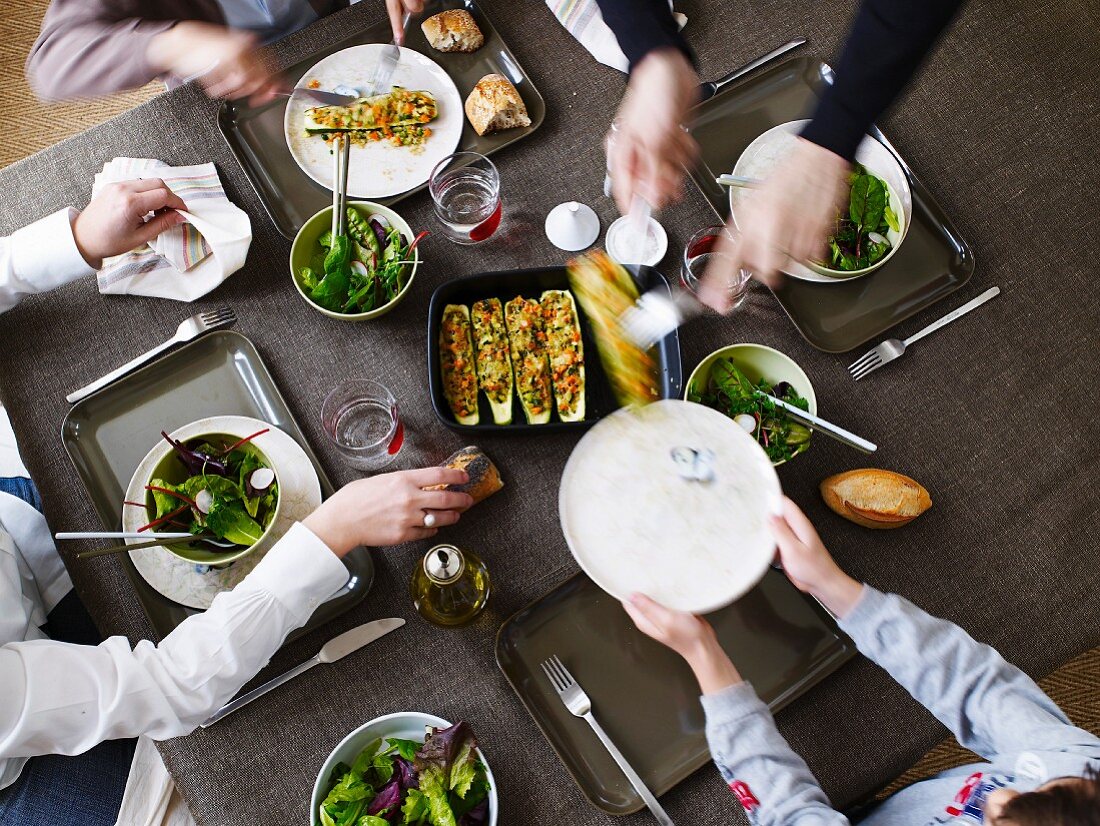 Abendessen mit Freunden