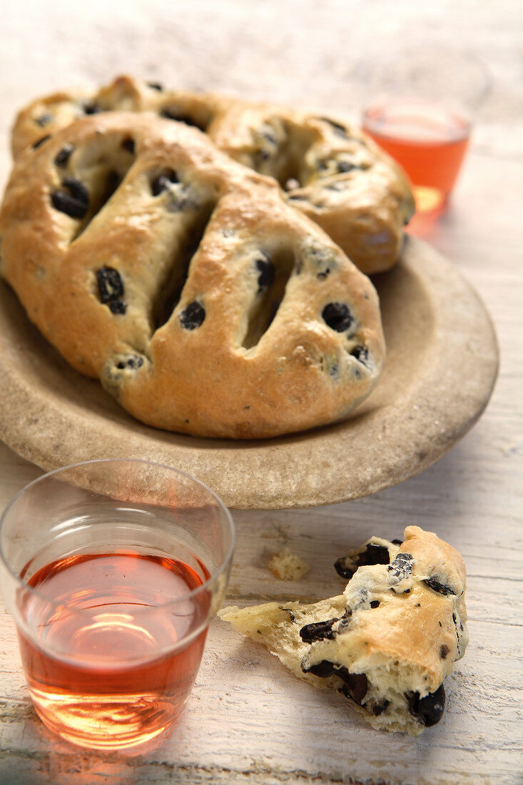 Fougasse mit Oliven