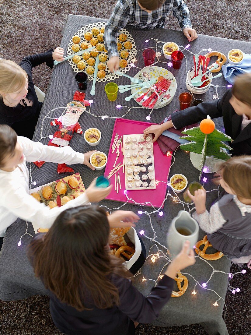 Children's party buffet