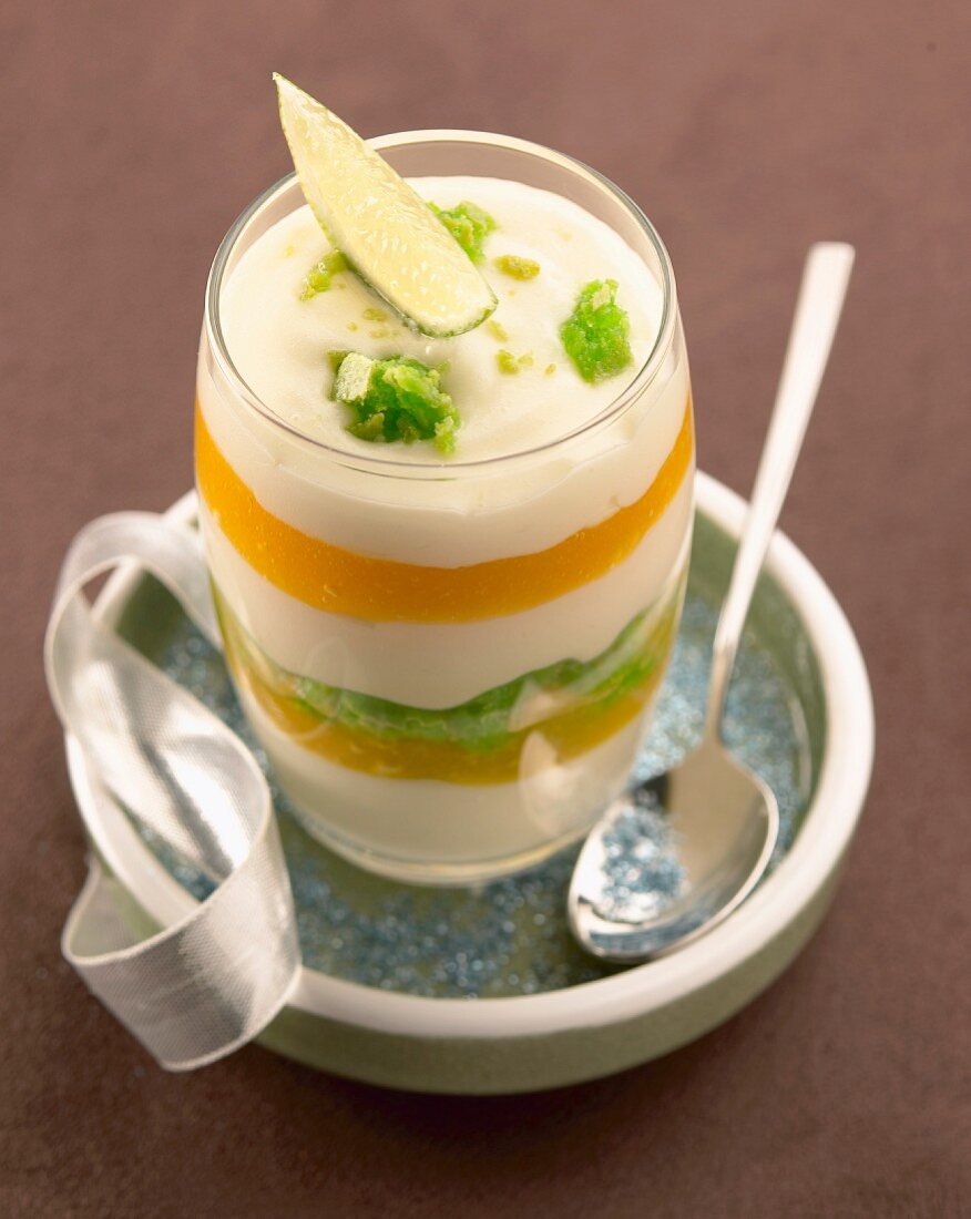 Mango and lime macaroon Tiramisu