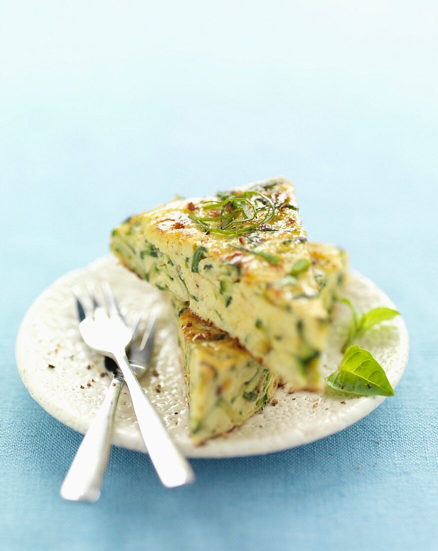 Tortilla mit grüner Paprika