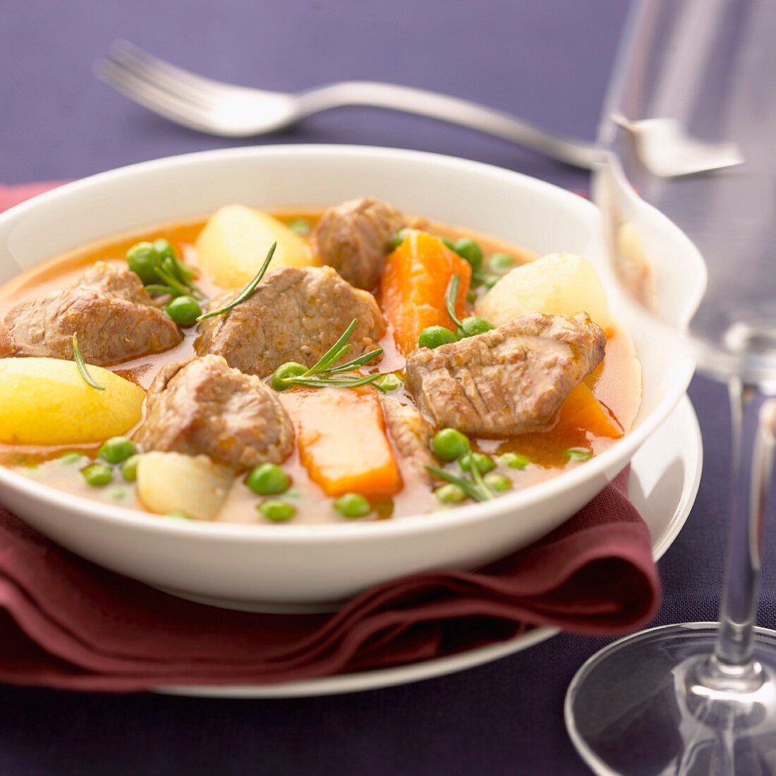 Aveyron lamb spring stew