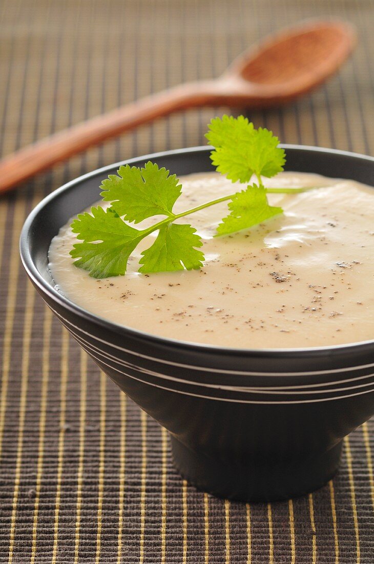 Cauliflower and coconut milk soup