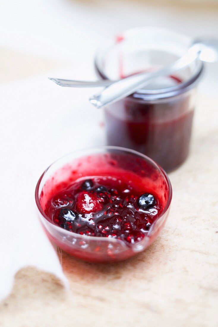 Summer fruit jam