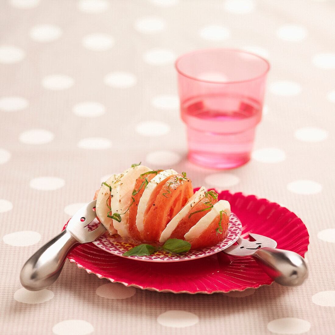 Tomato and mozzarella salad