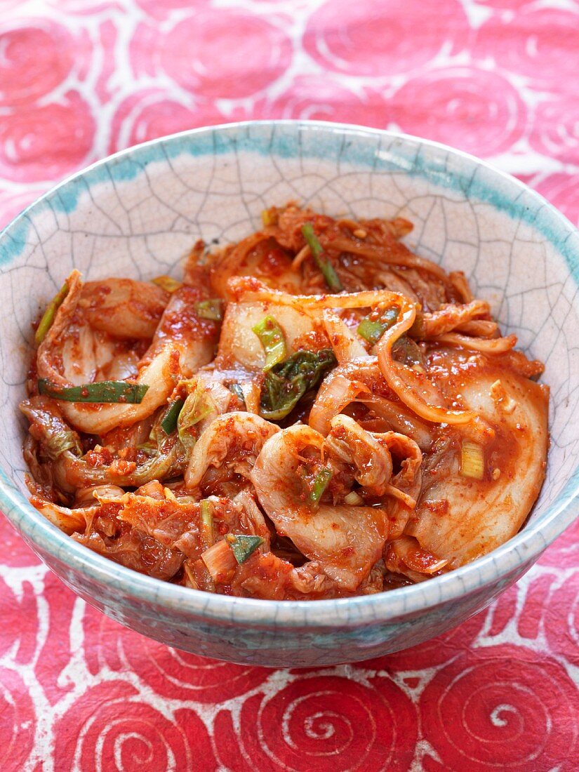 Korean kimchi with chinese cabbage