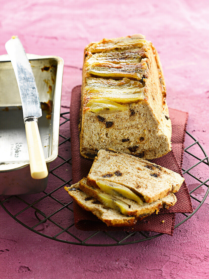 Bananenbrot mit Schokostückchen