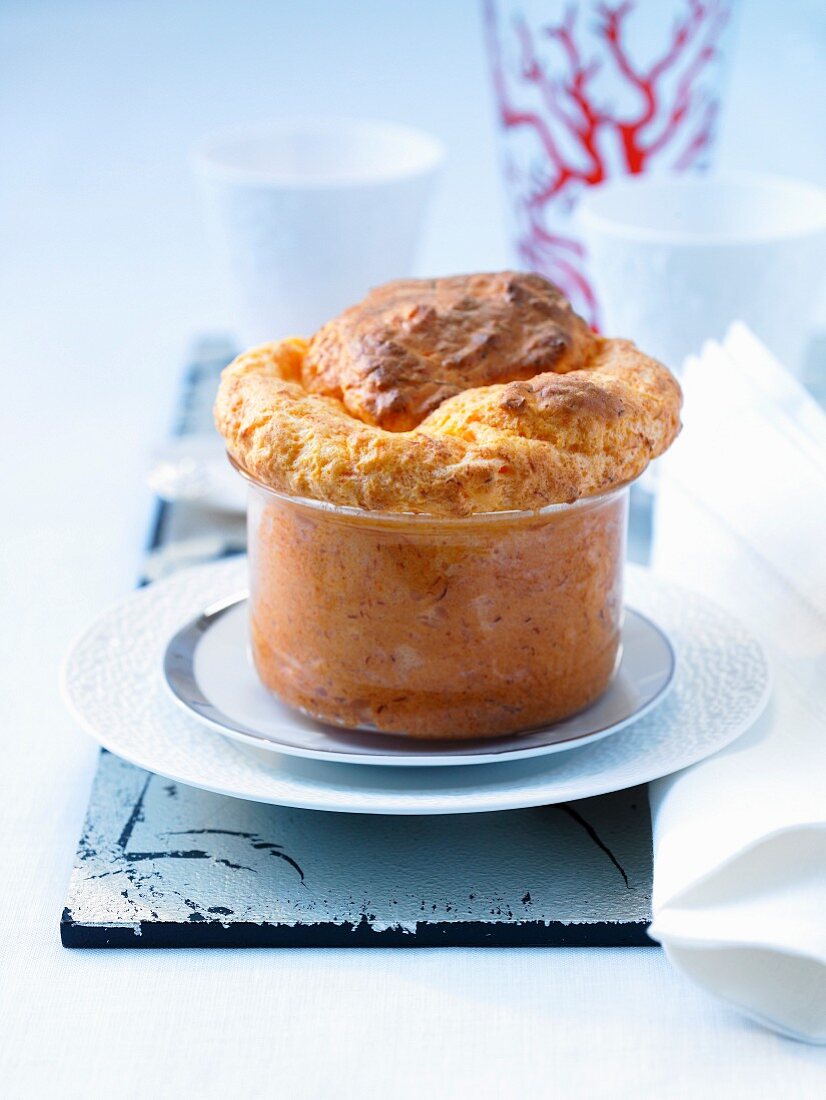 Crab soufflé