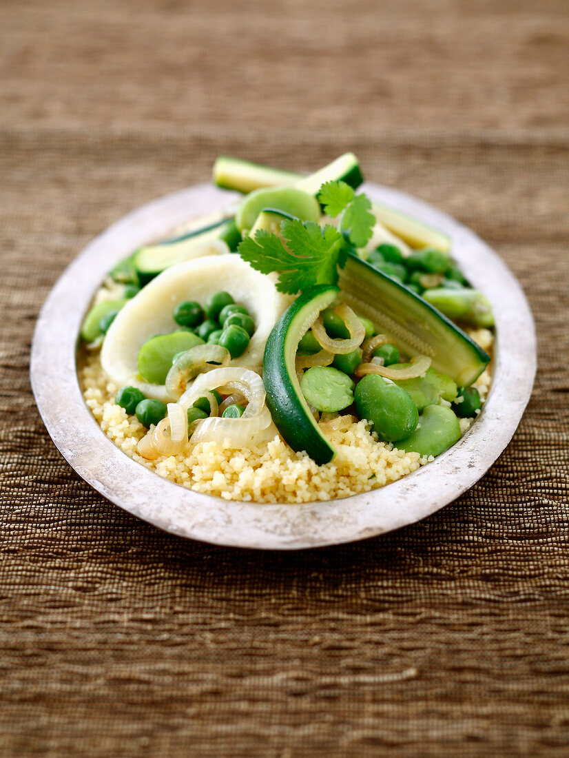 Green vegetable Couscous