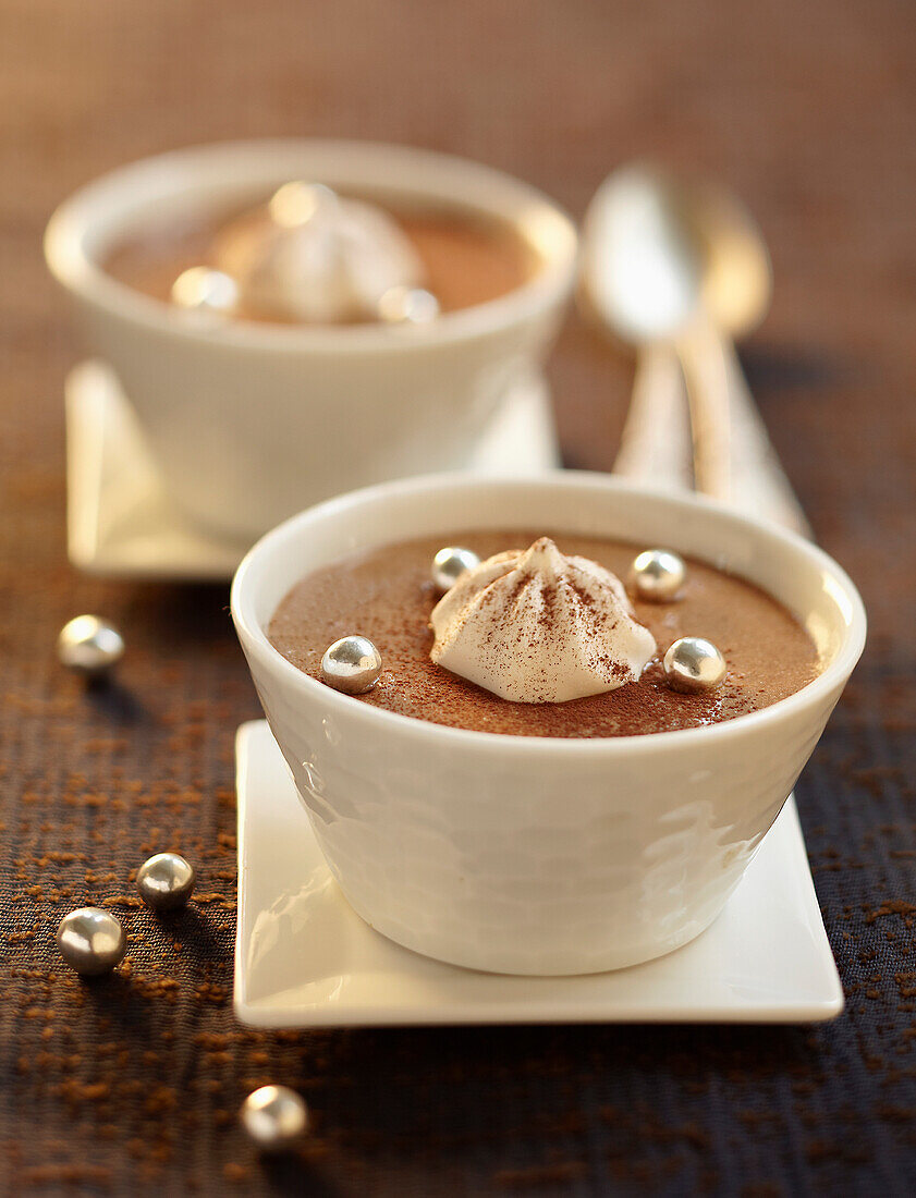 Chocolate-toffee mousse