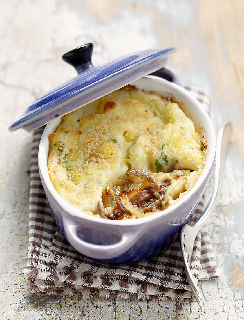 Gratin mit Lamm und Kartoffeln