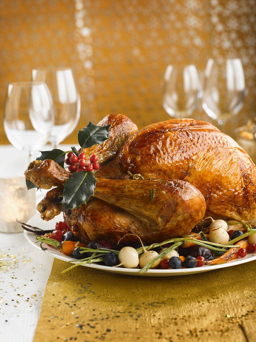 Christmas roast turkey – License Images – 60178975 StockFood