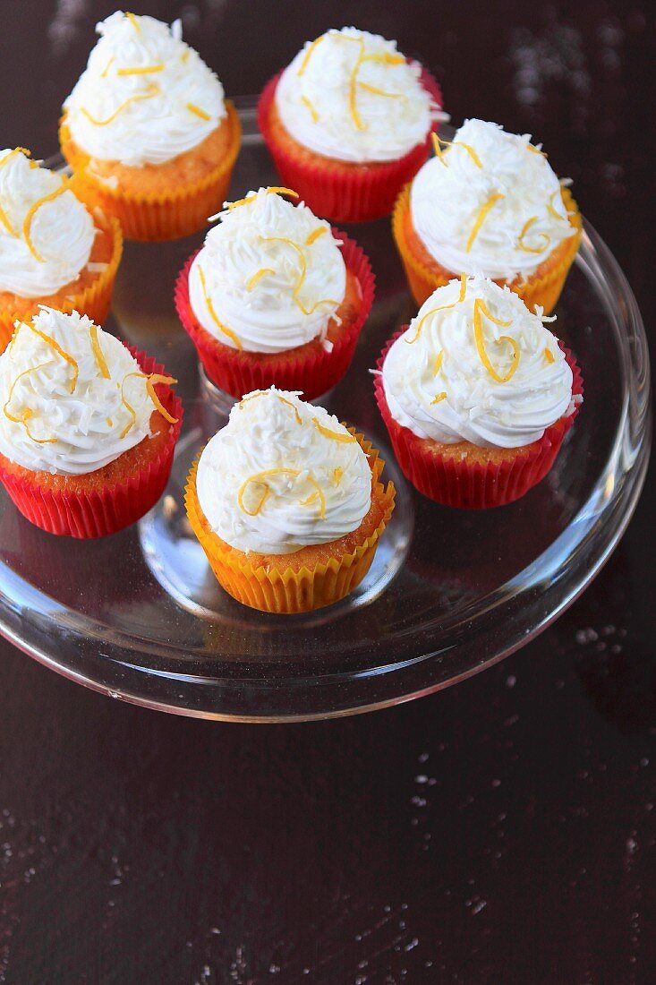 Coconut and lemon cupcakes
