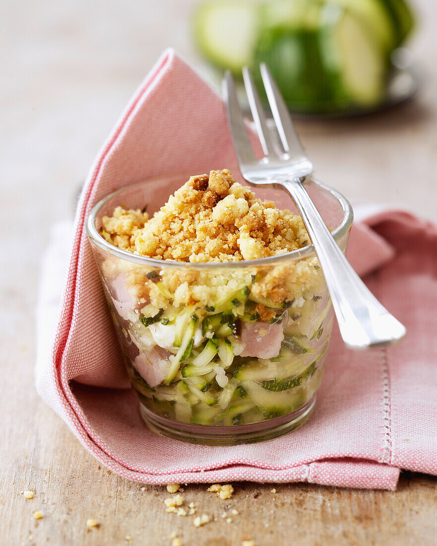 Zucchini crumble